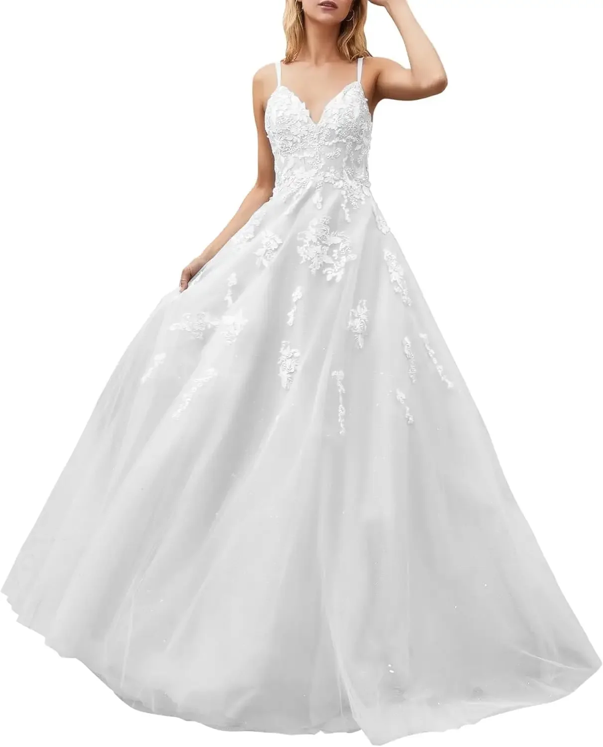 Блестящие тюлевые платья для выпускного вечера для подростков, кружевные аппликации, длинные бальные платья из бисера, бретельки, вечерние платья, простое свадебное платье
Блестящие тюлевые платья для выпускного вечера для подростков, кружевные аппликации, длинные бальные платья из бисера, бретельки, вечерние платья, простое свадебное платье