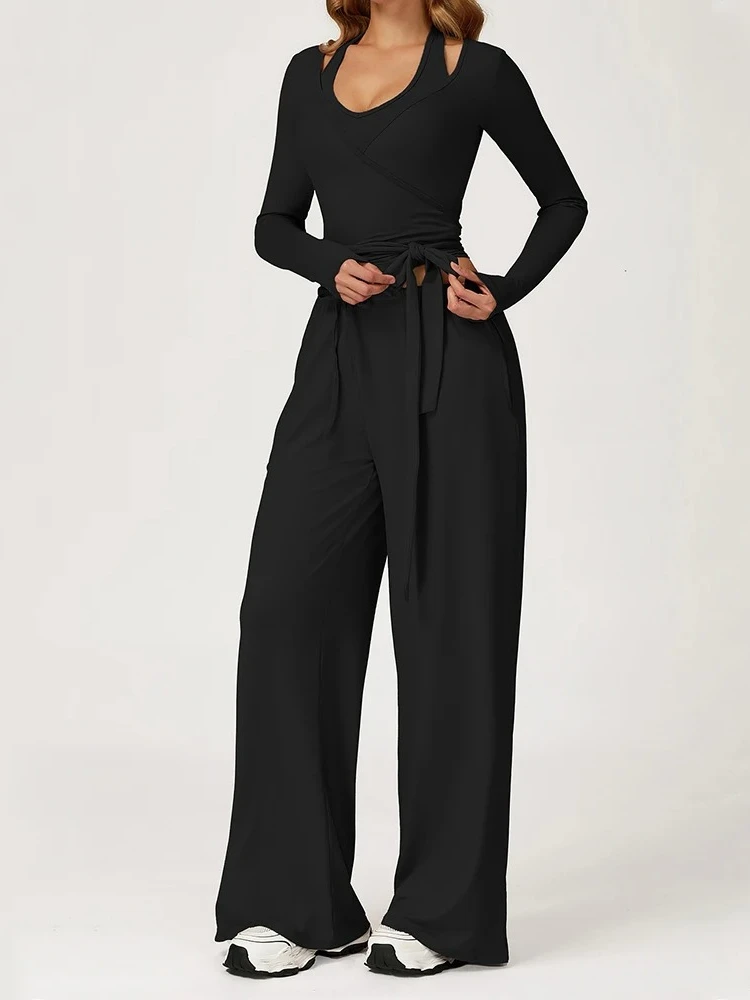 2 Piece Yoga Set Women Gym Clothes Sportswear Long Sleeve Tracksuit with Sports Bra and Leggings Fitness Workout Suit
2 Piece Yoga Set Women Gym Clothes Sportswear Long Sleeve Tracksuit with Sports Bra and Leggings Fitness Workout Suit