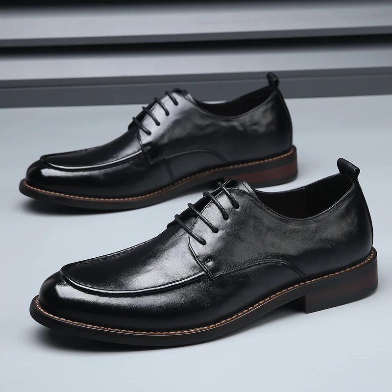 Men First Layer Leather Business Shoes New Fashion Design Comfortable Bottom Surface
Men First Layer Leather Business Shoes New Fashion Design Comfortable Bottom Surface