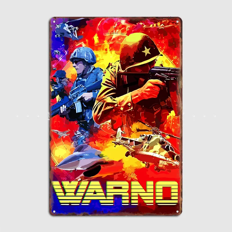 WARNO Military Action Poster Metal Sign Pub Vintage Custom Bedroom Indoor Home Wall Decor Posters Room Decoration
WARNO Military Action Poster Metal Sign Pub Vintage Custom Bedroom Indoor Home Wall Decor Posters Room Decoration