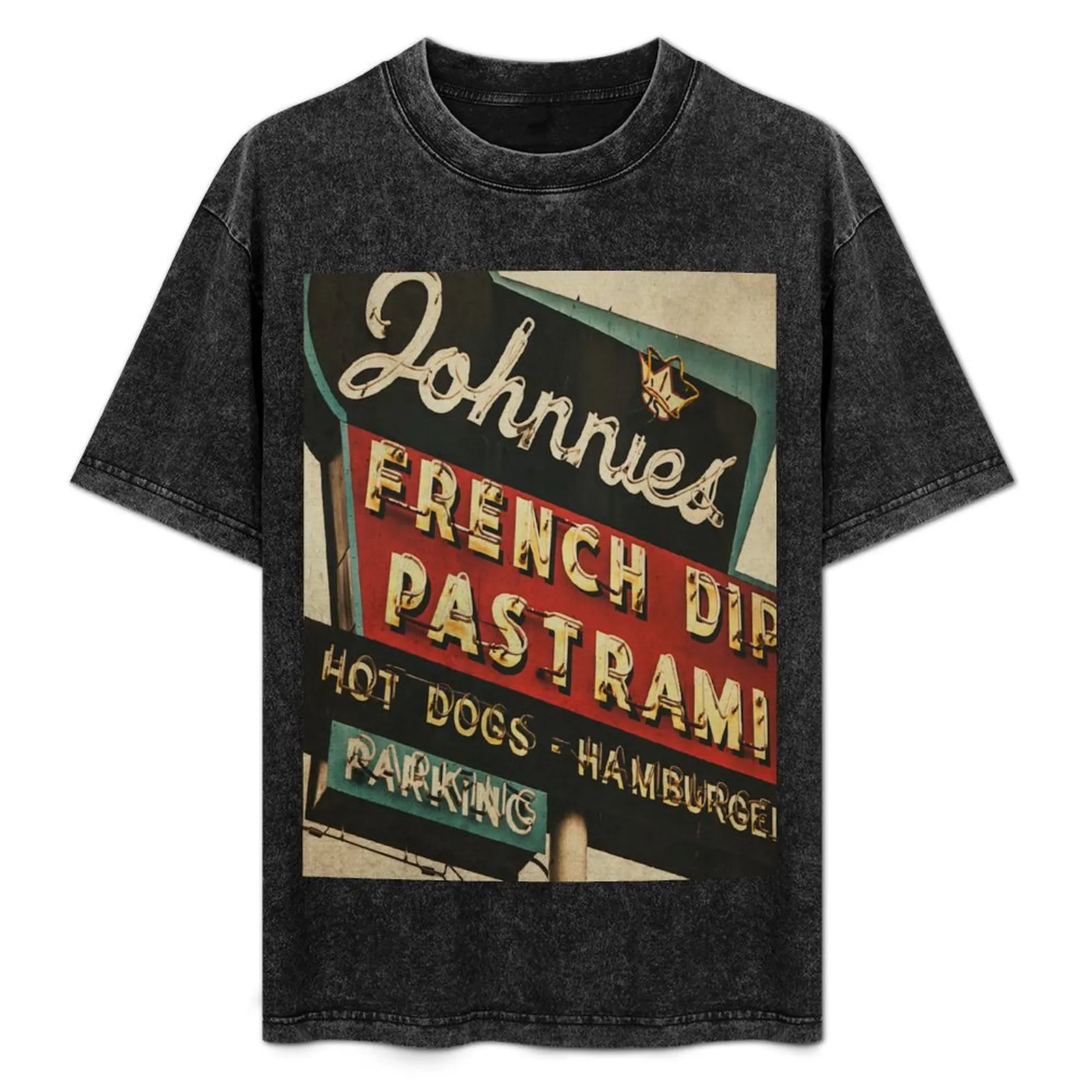 Johnnie's French Dip Vintage/Retro Sign T-Shirt Plus Size Non-Shrink T-Shirt
Johnnie's French Dip Vintage/Retro Sign T-Shirt Plus Size Non-Shrink T-Shirt