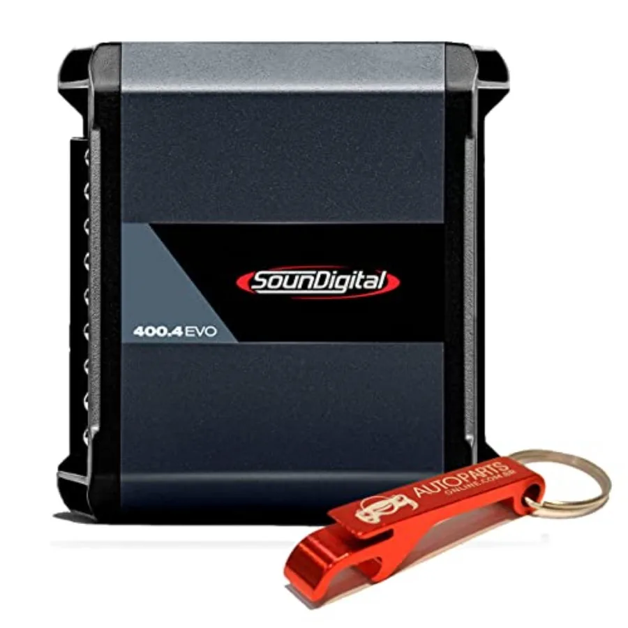 Amplifier 400W 4 Channels for car audio systems, aluminum alloy housing, black finish, high-efficiency cooling and stable outpu
Amplifier 400W 4 Channels for car audio systems, aluminum alloy housing, black finish, high-efficiency cooling and stable outpu