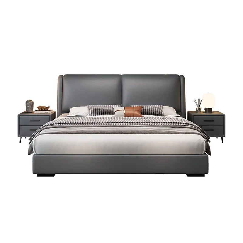 fg-Best Seller Italian Nordic Leather king Bed Modern Master Bedroom 1.5m Double Queen Size Bed Frame 1.8m Custom Bed Room Set!
fg-Best Seller Italian Nordic Leather king Bed Modern Master Bedroom 1.5m Double Queen Size Bed Frame 1.8m Custom Bed Room Set!