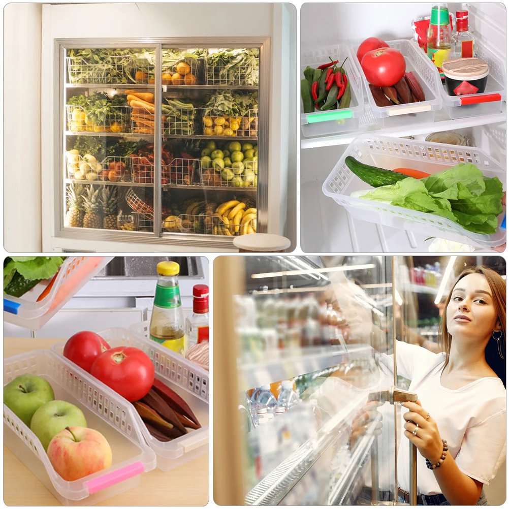 4 pcs Plastic Container Home Organizer Kids Storage Basket Desktop Storage Holder Ventilation Hollow Design Strong 
4 pcs Plastic Container Home Organizer Kids Storage Basket Desktop Storage Holder Ventilation Hollow Design Strong