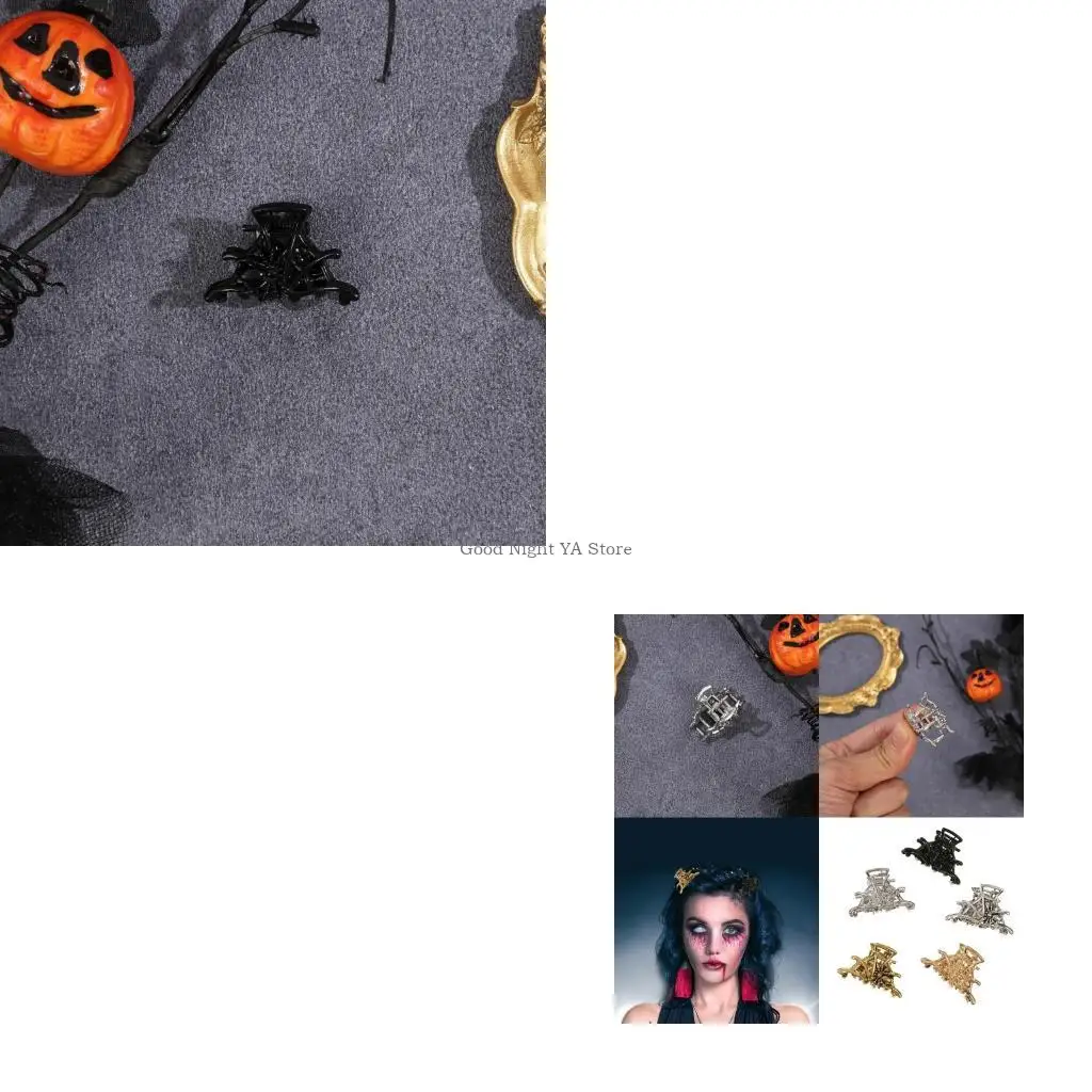 5Pcs/pack Halloween Scary Arachnid Skull Hair Clip Safe Zinc Metal Hairpins Props For Kids Adults Costume Parties
5Pcs/pack Halloween Scary Arachnid Skull Hair Clip Safe Zinc Metal Hairpins Props For Kids Adults Costume Parties