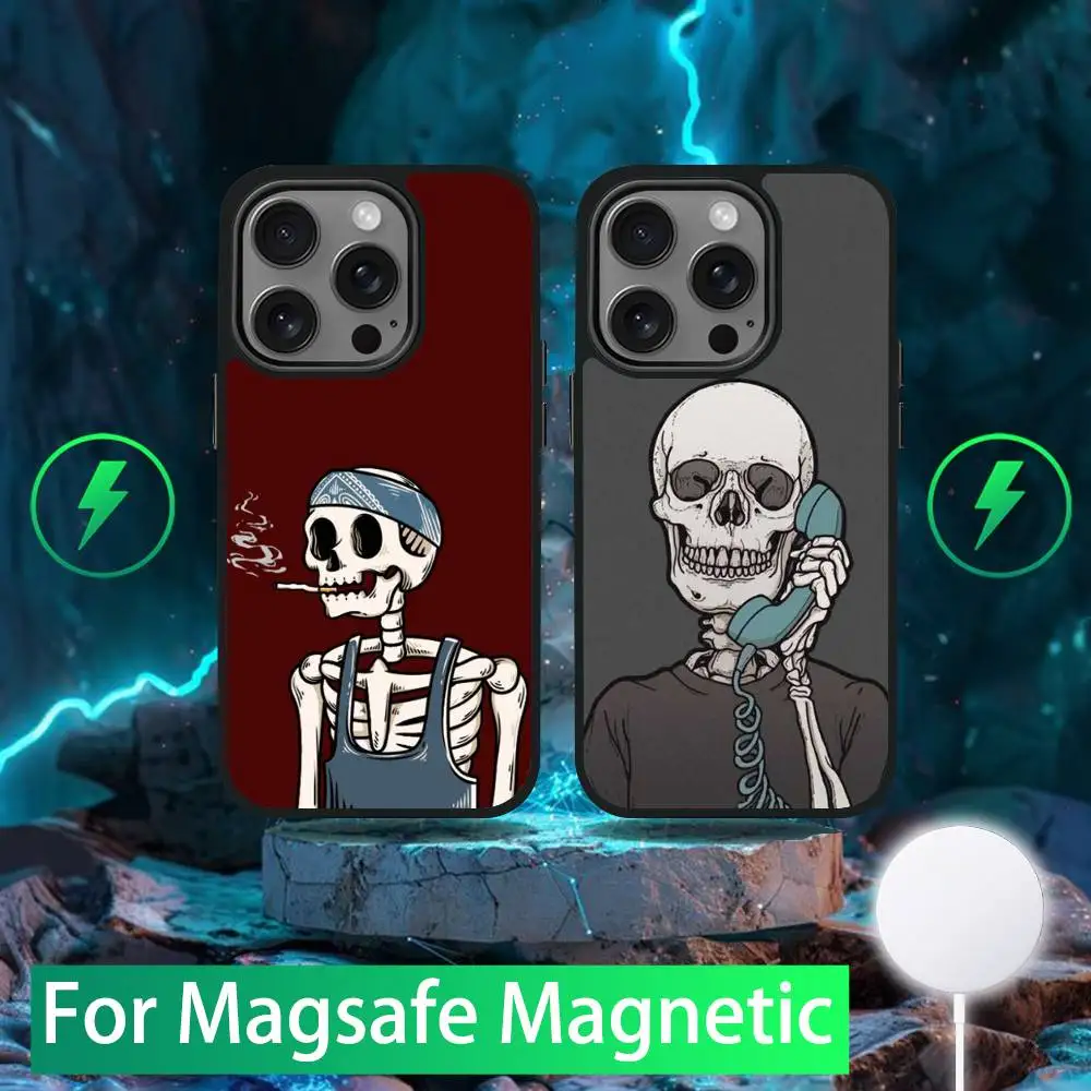 Funny Skeleton Skull Phone Case For iPhone 16,15,14,13,12,11,Pro,Max,Plus,Mini,SE New Magsafe Magnetic Wireless Charging
Funny Skeleton Skull Phone Case For iPhone 16,15,14,13,12,11,Pro,Max,Plus,Mini,SE New Magsafe Magnetic Wireless Charging