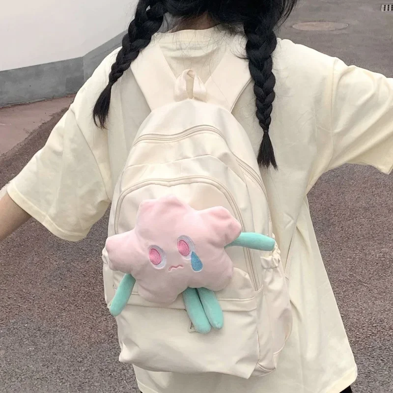 Cute Star Backpack Versatile Canvas Backpack Cartoon Backpack for Women Back To School Bags Mother Kids Bags for Girl Mochila
Cute Star Backpack Versatile Canvas Backpack Cartoon Backpack for Women Back To School Bags Mother Kids Bags for Girl Mochila