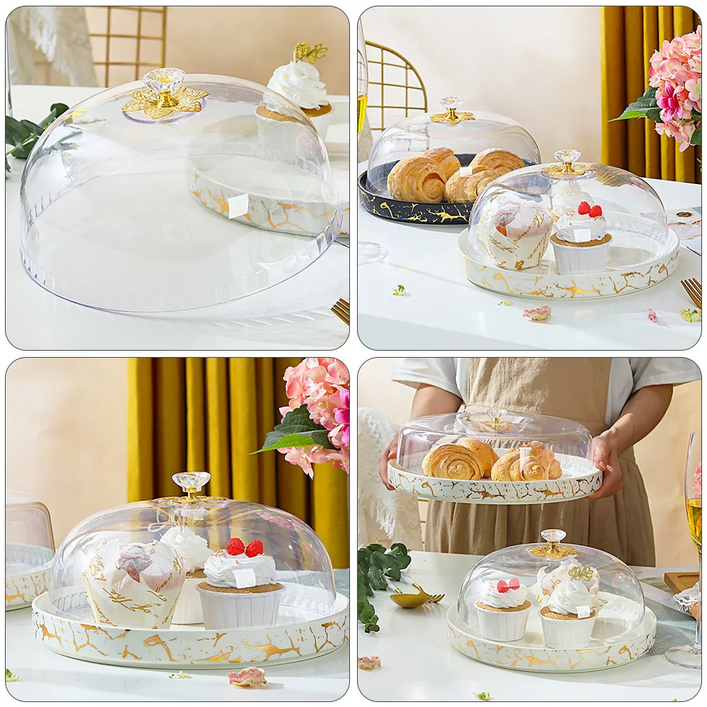 1Pcs Ceramic Cake Stand Platter Transparent Cover Elegant Treats Display Safe Baking Wedding Party Gift Cake Plate
1Pcs Ceramic Cake Stand Platter Transparent Cover Elegant Treats Display Safe Baking Wedding Party Gift Cake Plate