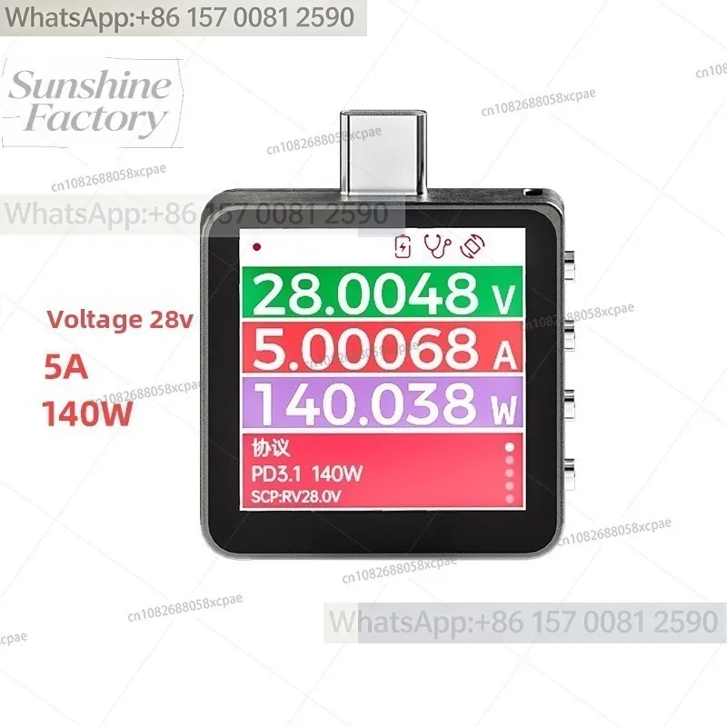 RK‑X3 2nd Gen USB Power Meter IPS Color Screen PD3.0 Fast Charge Tester for Phone Laptop
RK‑X3 2nd Gen USB Power Meter IPS Color Screen PD3.0 Fast Charge Tester for Phone Laptop