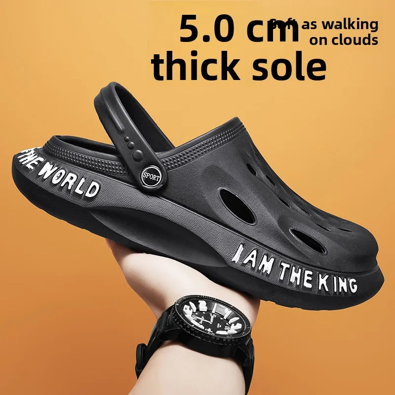 Men's Summer Outdoor Wear Anti-Slip Comfortable Big Size Half Slippers Driving Beach Sandals Slip-On Breathable EVA Shoes
Men's Summer Outdoor Wear Anti-Slip Comfortable Big Size Half Slippers Driving Beach Sandals Slip-On Breathable EVA Shoes