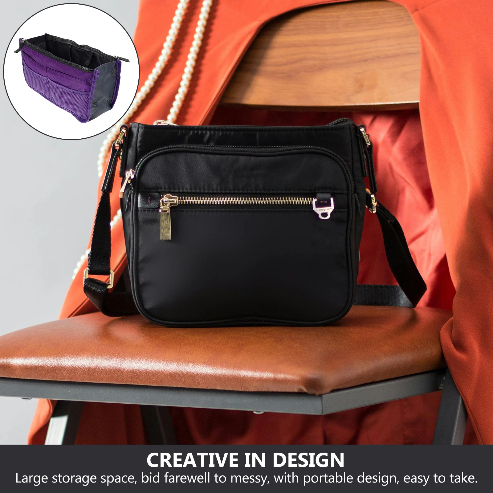 Nylon Handbag Liner Large Capacity Storage Bags Multipurpose Travel Toiletry Tote Bag Liners for Wallets Jewelry Glasses
Nylon Handbag Liner Large Capacity Storage Bags Multipurpose Travel Toiletry Tote Bag Liners for Wallets Jewelry Glasses
