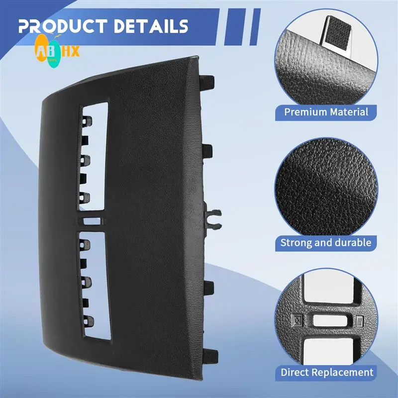 ABHX-Car Air Conditioner Outlet Finisher-Instrument Panel Air Conditioning Vents Cover Shell For Nissan Tiida 2005-2011 Black
ABHX-Car Air Conditioner Outlet Finisher-Instrument Panel Air Conditioning Vents Cover Shell For Nissan Tiida 2005-2011 Black