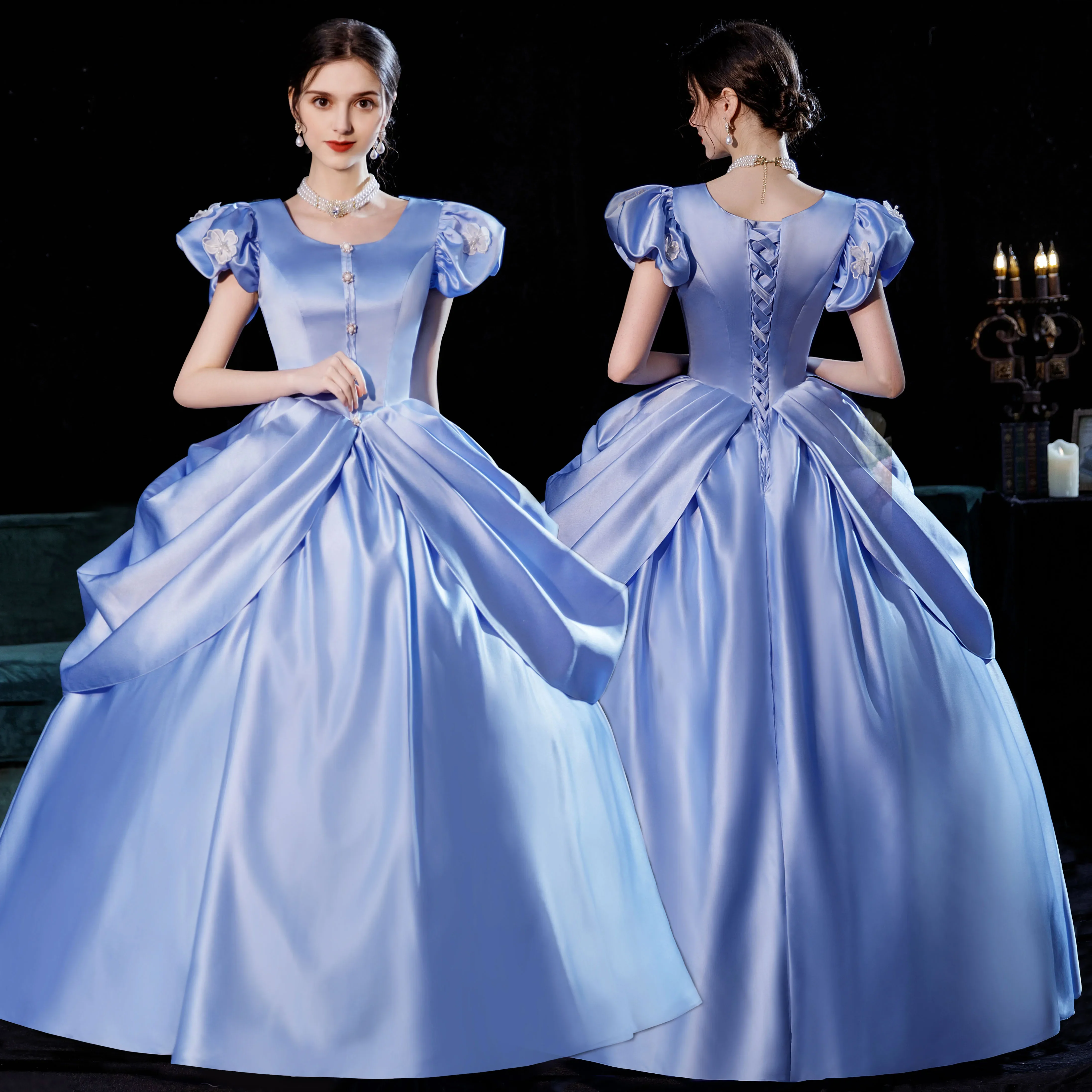 18th Century Rococo Party Prom Dresses Royal Baroque Cosplay Evening Dress Woman Medieval
18th Century Rococo Party Prom Dresses Royal Baroque Cosplay Evening Dress Woman Medieval