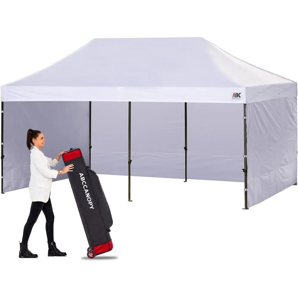 Heavy Duty Easy up Tent with Sidewalls 10x20, White
Heavy Duty Easy up Tent with Sidewalls 10x20, White