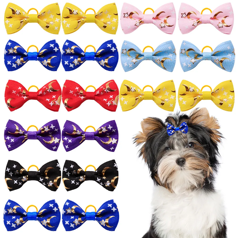 200 шт. сверкающие луны и звезды, банты для собак, резинки ручной работы, банты для щенков, милые аксессуары для волос для собак, красочные банты для домашних животных
200 шт. сверкающие луны и звезды, банты для собак, резинки ручной работы, банты для щенков, милые аксессуары для волос для собак, красочные банты для домашних животных