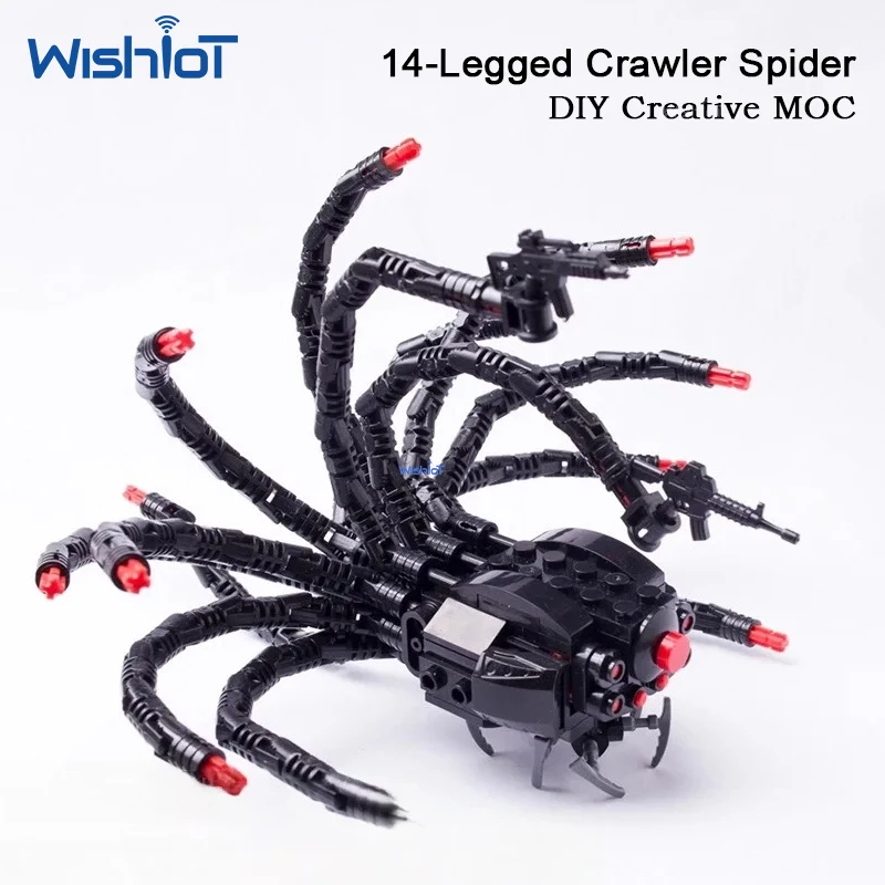 Sentinel Squid 14-clawed Spider Monster Building Blocks MOC Bricks Assembly Decoration Desktop DIY Toys for Kids Adult
Sentinel Squid 14-clawed Spider Monster Building Blocks MOC Bricks Assembly Decoration Desktop DIY Toys for Kids Adult
