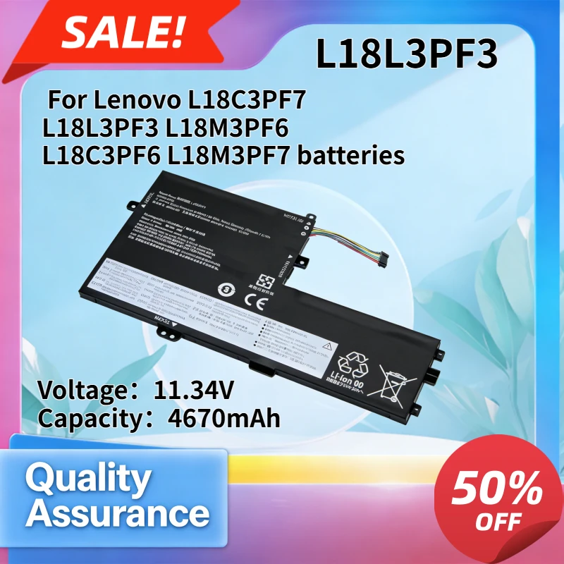 4670mAh High quality Compatible with Lenovo L18C3PF7 L18L3PF3 L18M3PF6 L18C3PF6 L18M3PF7 batteries
4670mAh High quality Compatible with Lenovo L18C3PF7 L18L3PF3 L18M3PF6 L18C3PF6 L18M3PF7 batteries