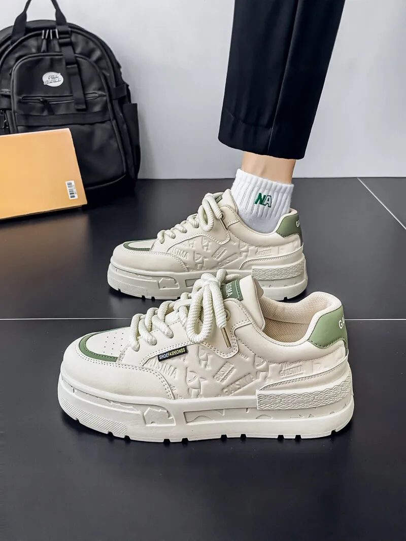 Original Men's Casual Shoes 2026 New Summer High-End Large Size Thick Bottom Leisure White Flat Sports Trendy Shoes
Original Men's Casual Shoes 2026 New Summer High-End Large Size Thick Bottom Leisure White Flat Sports Trendy Shoes
