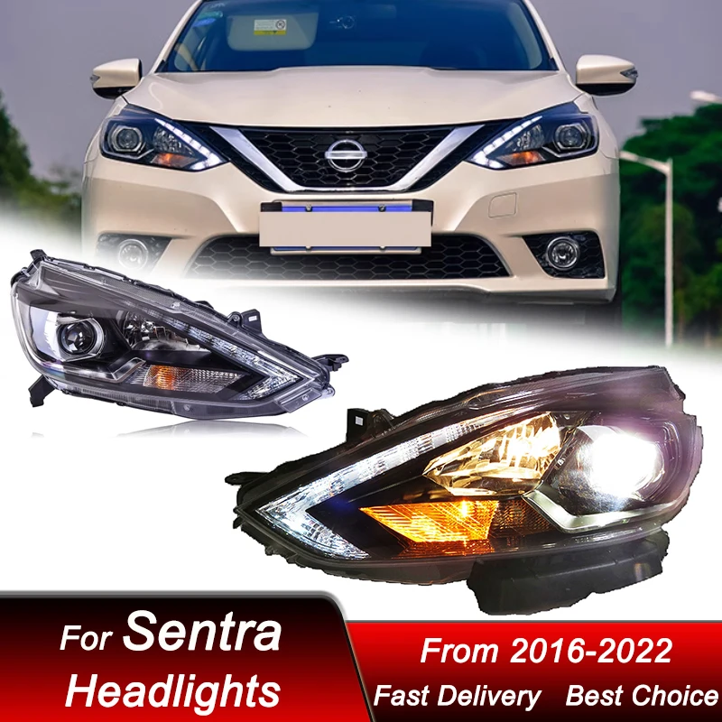 Поп-автомобильные светодиодные фары для Nissan Sentra Sylphy 2016-2022, полностью светодиодные фары в сборе, обновленный комплект аксессуаров для линз проектора
Поп-автомобильные светодиодные фары для Nissan Sentra Sylphy 2016-2022, полностью светодиодные фары в сборе, обновленный комплект аксессуаров для линз проектора
