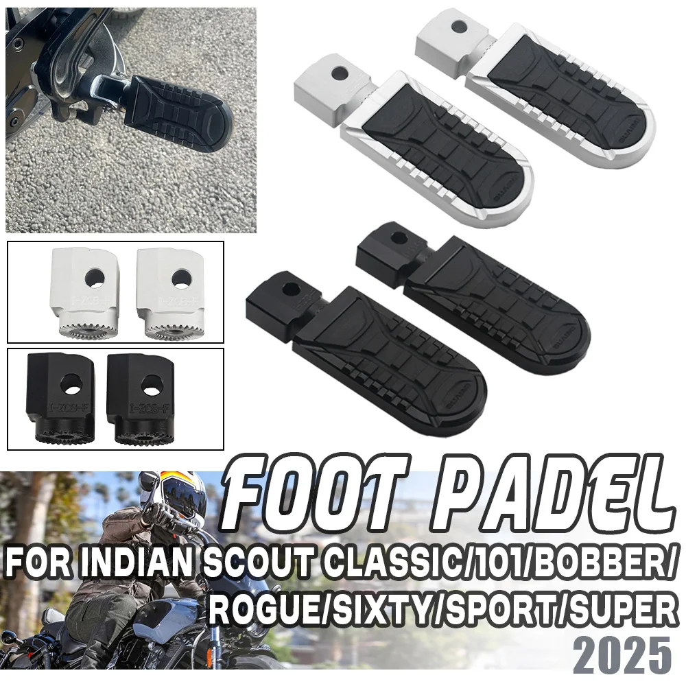 Rider Floorboards Driver Front FootPeg Rest Pedal For Indian Scout 101 Sixty Bobber Super SCOUT Classic Limited scout Sport 2025
Rider Floorboards Driver Front FootPeg Rest Pedal For Indian Scout 101 Sixty Bobber Super SCOUT Classic Limited scout Sport 2025