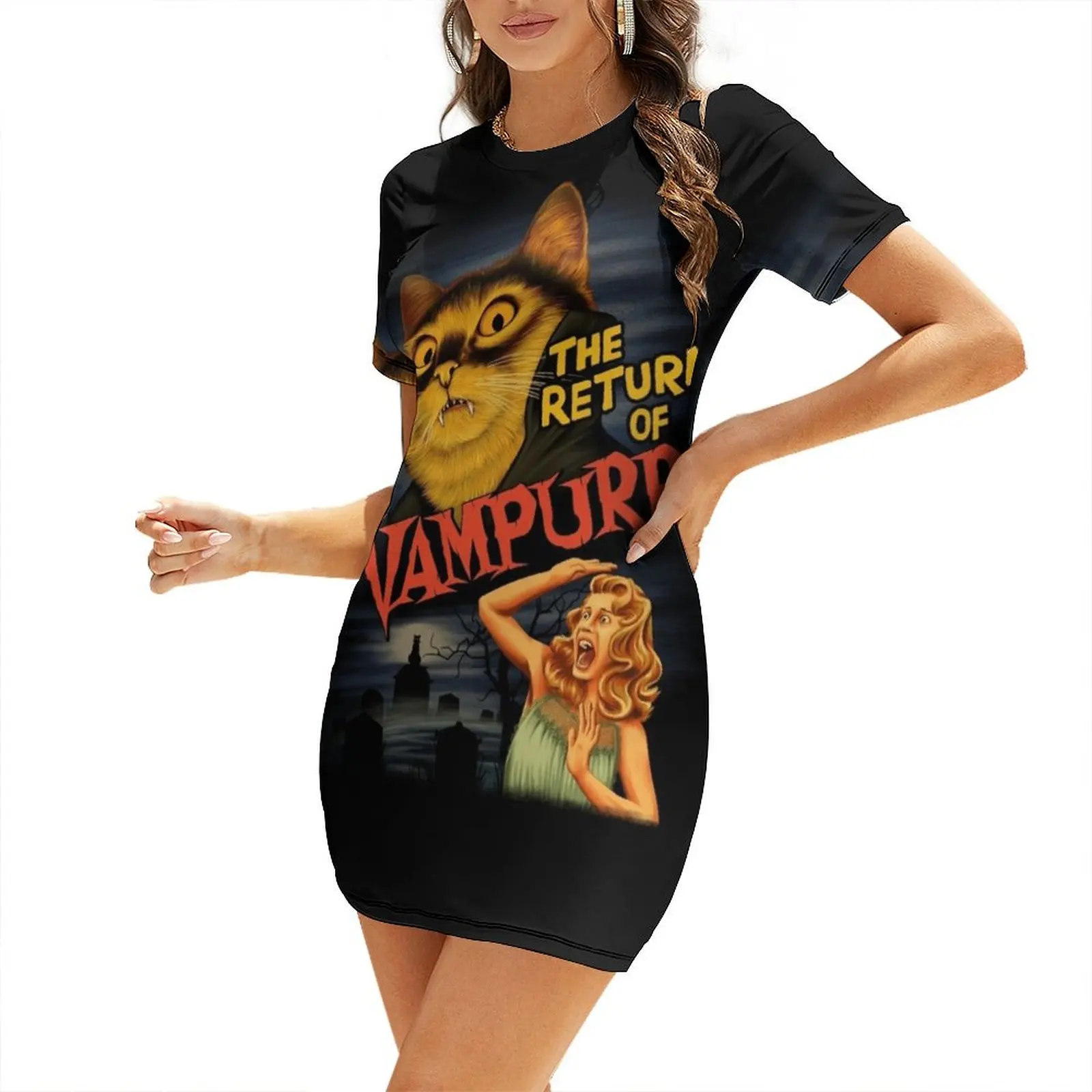 The Return of Vampurr Short Sleeved Dress women long dresses Elegant gowns purple dress
The Return of Vampurr Short Sleeved Dress women long dresses Elegant gowns purple dress