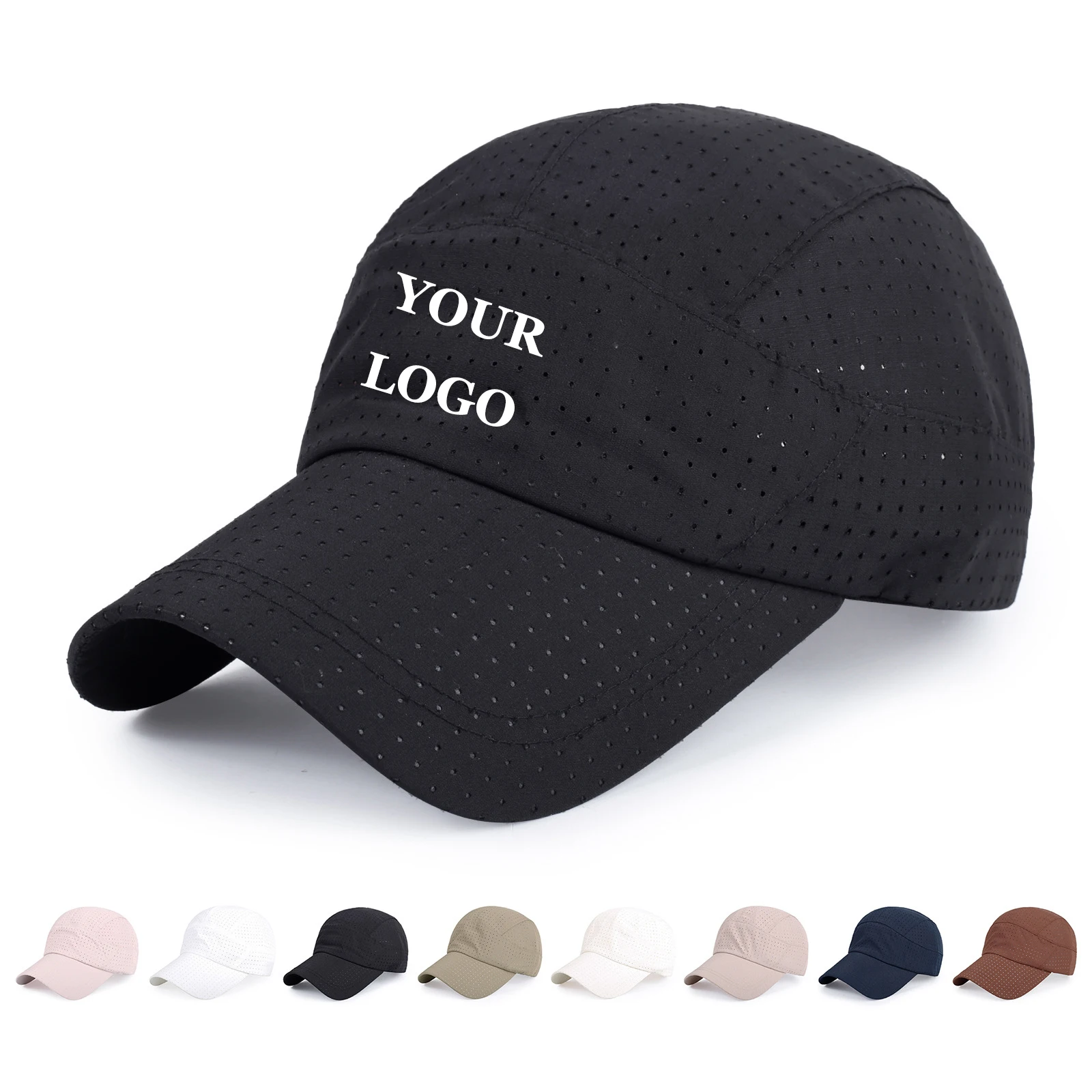 New Summer Sunscreen Baseball Cap Men Custom PrintLogo Quick-Drying Polyester Holes Breathable Sun Hat Sport Running Caps
New Summer Sunscreen Baseball Cap Men Custom PrintLogo Quick-Drying Polyester Holes Breathable Sun Hat Sport Running Caps
