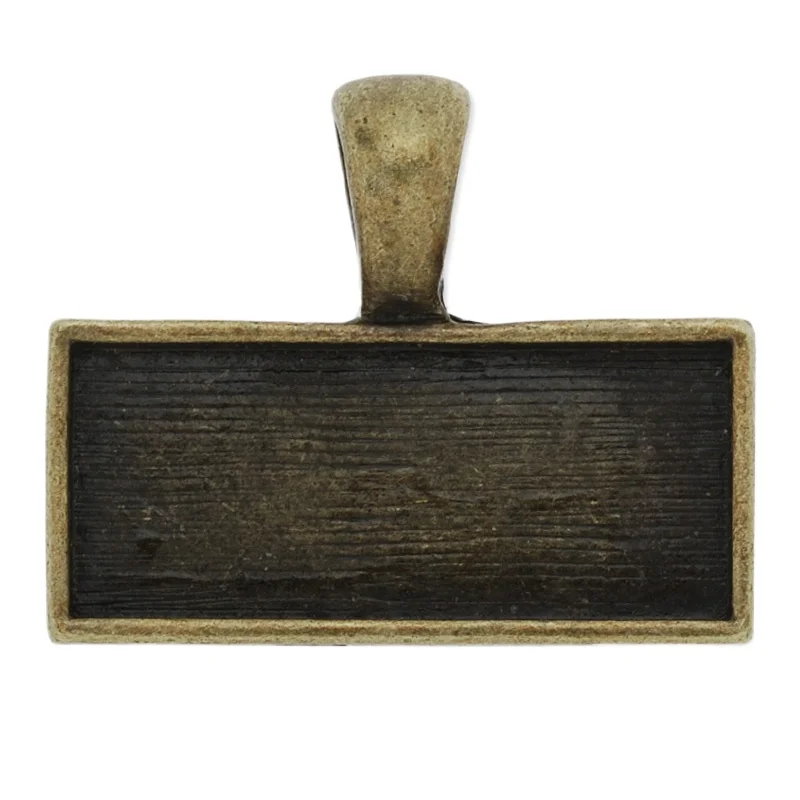 10x25mm antique bronze plated lateral rectangle cabochon base setting pendant,pendant bezel,sold 20pcs/lot-C4431
10x25mm antique bronze plated lateral rectangle cabochon base setting pendant,pendant bezel,sold 20pcs/lot-C4431