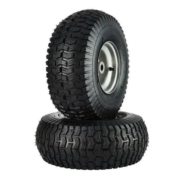 Lawn Mower Tires, 15x6-6' Lawn Tractor Tires, 2-Pack Tire and Wheel Assemblies, Turf Pneumatic Tires
Lawn Mower Tires, 15x6-6' Lawn Tractor Tires, 2-Pack Tire and Wheel Assemblies, Turf Pneumatic Tires
