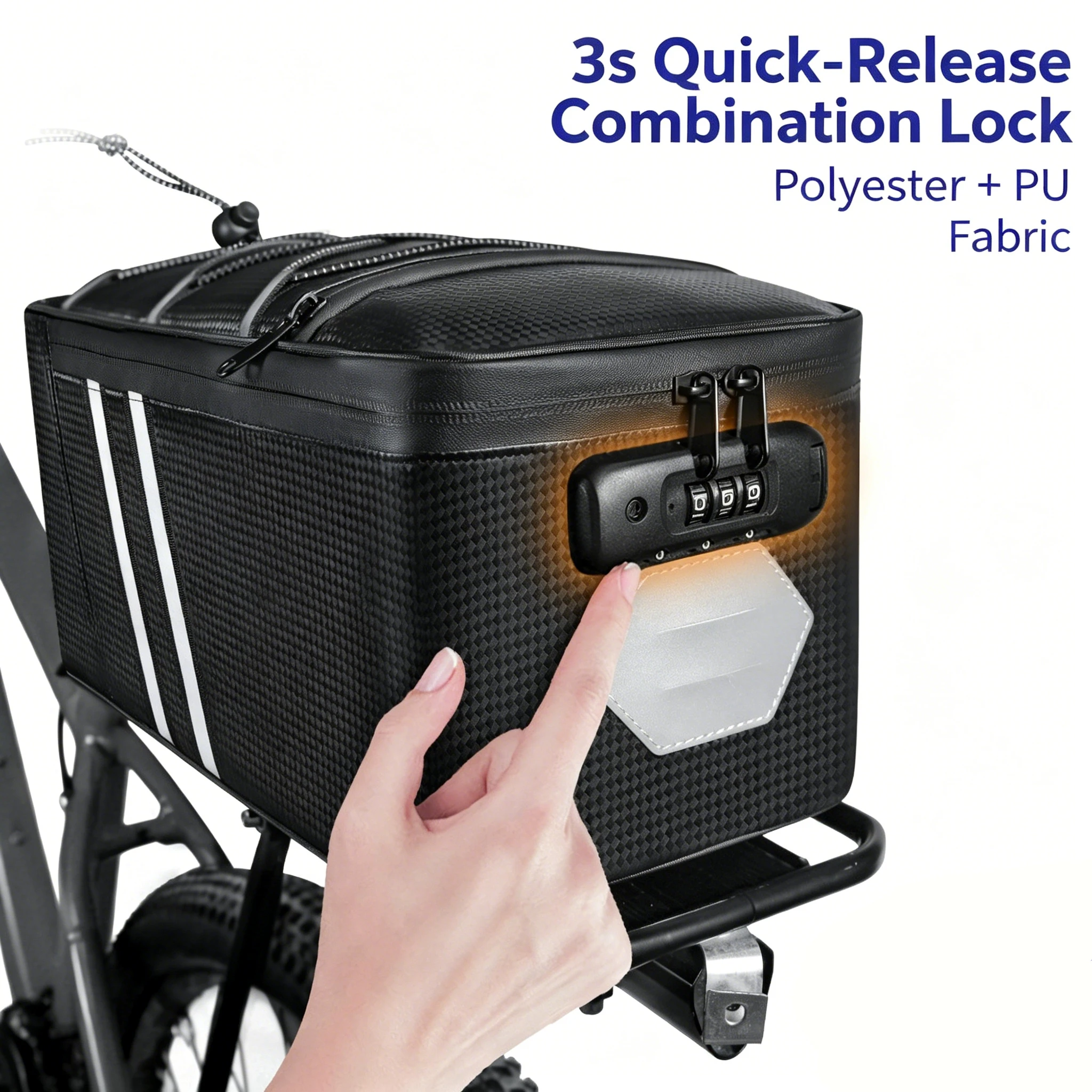 10L Bicycle Rear Seat Bag Mountain Bike Pannier Bag Waterproof Rear Rack Bag Riding Tail Bag Cycling Accessories
10L Bicycle Rear Seat Bag Mountain Bike Pannier Bag Waterproof Rear Rack Bag Riding Tail Bag Cycling Accessories