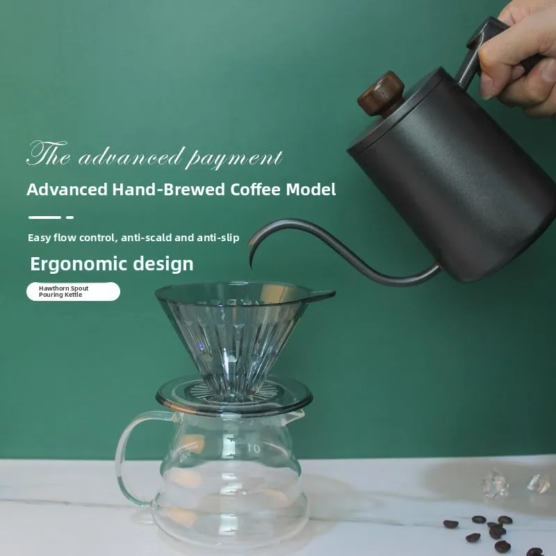 Stainl Steel Coffee Pot Fine Ne Pour over Kettle Long Spout Drip Filter aring Jug 600ml Hand Brewing Equipment
Stainl Steel Coffee Pot Fine Ne Pour over Kettle Long Spout Drip Filter aring Jug 600ml Hand Brewing Equipment