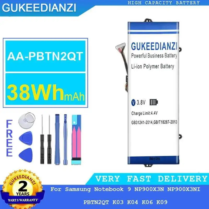 38Wh For Samsung Notebook 9 NP900X3N NP900X3NI PBTN2QT K03 K04 K06 K09 Laptop Battery AA-PBTN2QT Reliable Power
38Wh For Samsung Notebook 9 NP900X3N NP900X3NI PBTN2QT K03 K04 K06 K09 Laptop Battery AA-PBTN2QT Reliable Power