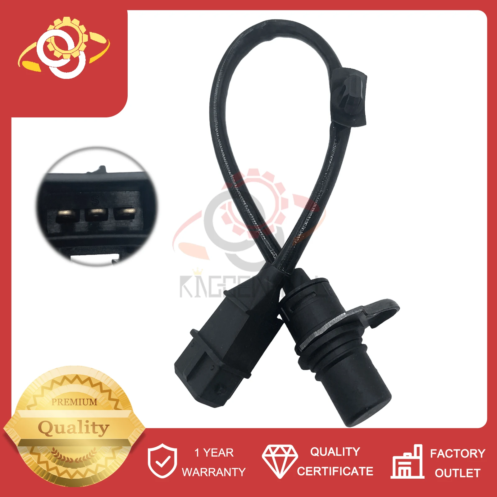 Premium Crankshaft Position Sensor 391803E100 Compatible With Hyundai Santa Fe Kia Optima Rondo 2.7L 06-10 Auto Replace Part
Premium Crankshaft Position Sensor 391803E100 Compatible With Hyundai Santa Fe Kia Optima Rondo 2.7L 06-10 Auto Replace Part