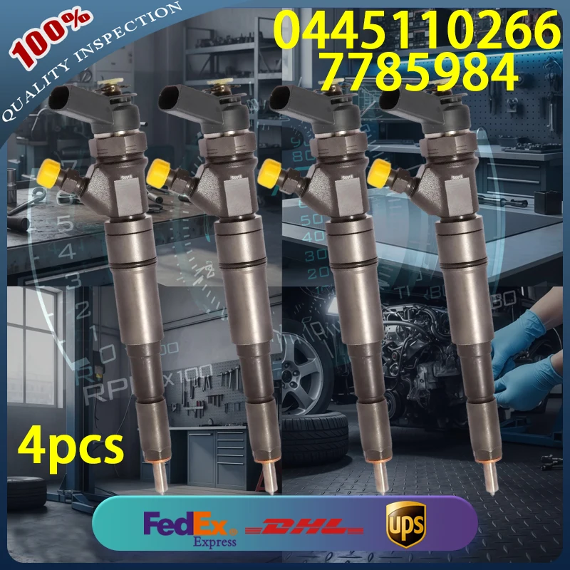 0445110266 Common Rail Diesel Injector 7785984 for BMW 330 530 730 Land Rover Range Rover 2002-2006 Diesel Engine 4pcs
0445110266 Common Rail Diesel Injector 7785984 for BMW 330 530 730 Land Rover Range Rover 2002-2006 Diesel Engine 4pcs