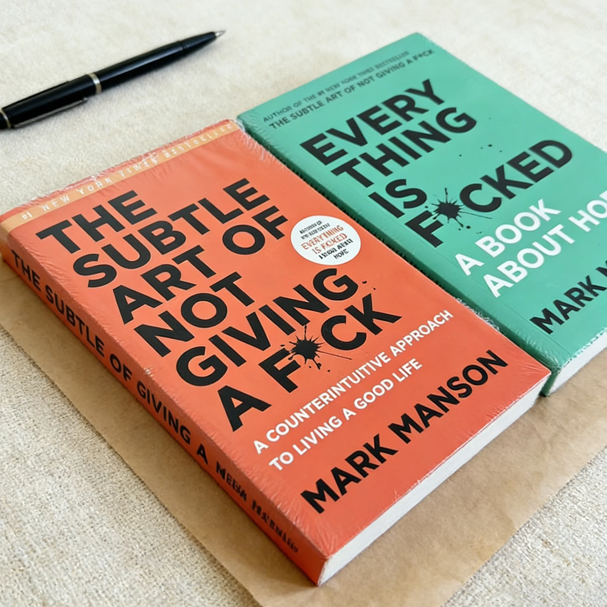 The Subtle Art of Not Giving / Every Thing By Mark Manson Self Management Stress Relief Book
The Subtle Art of Not Giving / Every Thing By Mark Manson Self Management Stress Relief Book