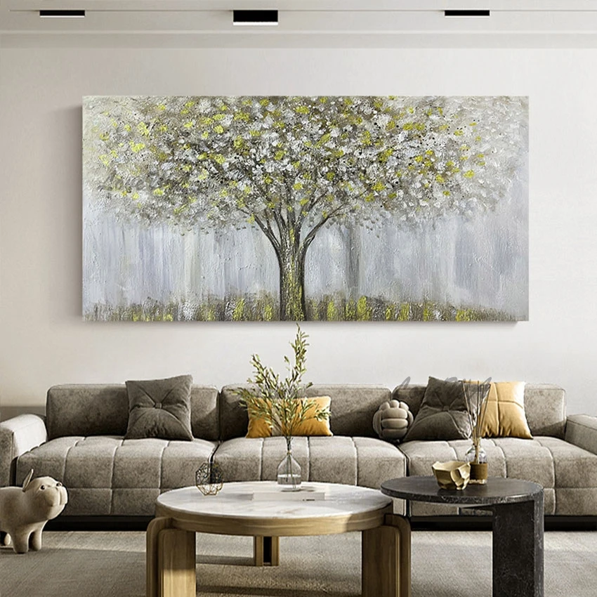 New Arrival Acrylic Painting Abstract Modern Tree 100% Handmade Large Living Room Wall Picture Unframed Home Decoration Piece
New Arrival Acrylic Painting Abstract Modern Tree 100% Handmade Large Living Room Wall Picture Unframed Home Decoration Piece