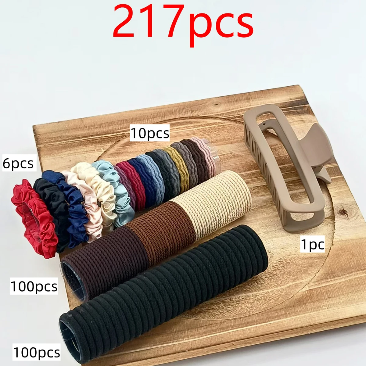 217/307pcs set Women's Silk Satin Thin elastic headband Solid color satin scrunchie combination various hair rope clip
217/307pcs set Women's Silk Satin Thin elastic headband Solid color satin scrunchie combination various hair rope clip