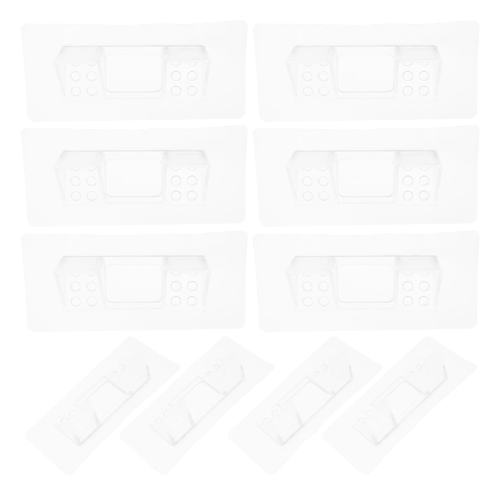 10PCS Self Adhesive Shelf Brackets Clear Strong Adhesion No Drilling Wardrobe Partition Adjustable Cabinet Pegs Plastic Supports
10PCS Self Adhesive Shelf Brackets Clear Strong Adhesion No Drilling Wardrobe Partition Adjustable Cabinet Pegs Plastic Supports