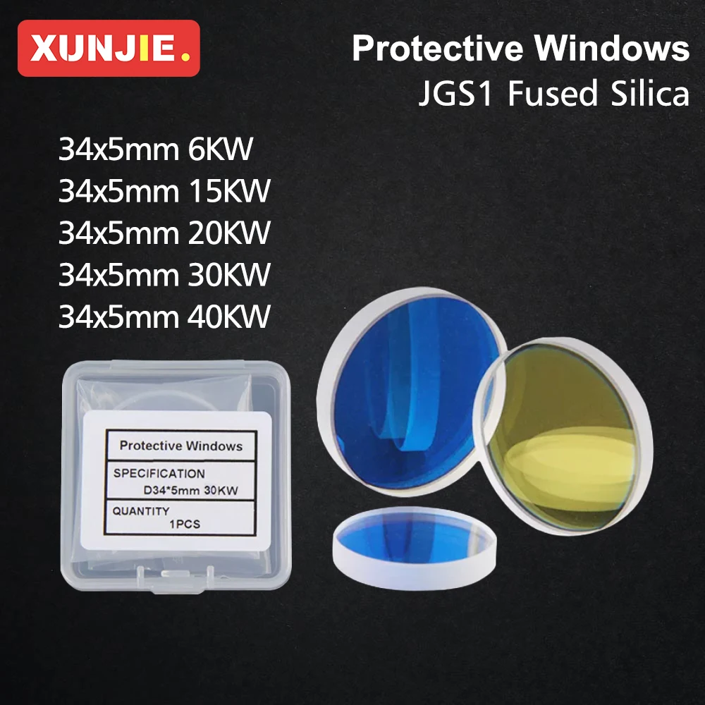 20Pcs/Lot Laser Protective Lens Laser Welding Machine Protective Windows 34x5 15kw 20kw 30kw 40kw For Raytools boci fiber laser
20Pcs/Lot Laser Protective Lens Laser Welding Machine Protective Windows 34x5 15kw 20kw 30kw 40kw For Raytools boci fiber laser