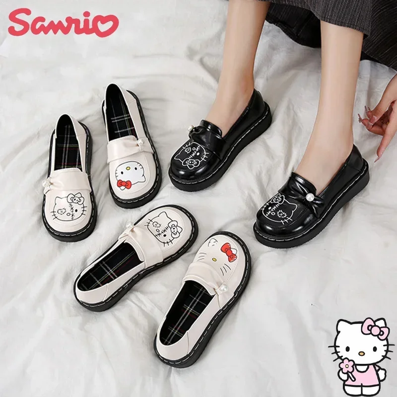 Kawaii Hello Kitty Cute Round Toe Small Little Leather Shoes Autumn Jk Uniform Suit Sandals Girly Kawaii Lolita Single Shoes
Kawaii Hello Kitty Cute Round Toe Small Little Leather Shoes Autumn Jk Uniform Suit Sandals Girly Kawaii Lolita Single Shoes