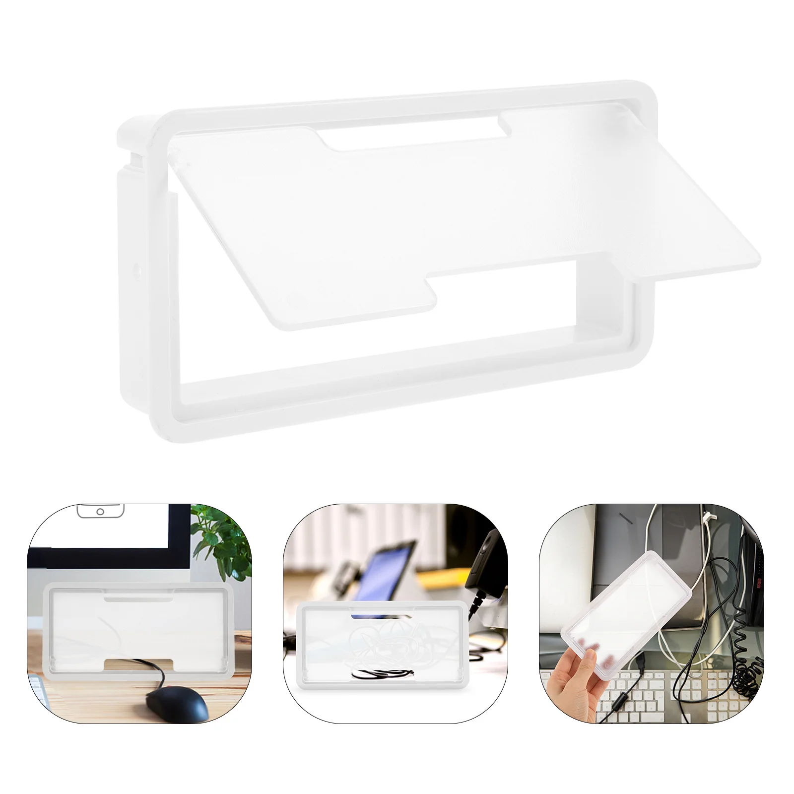 2Pcs Durable Plastic Wire Hole Cover Desk Grommets Desktop Cable Hole Plug Rectangular Cord Organizer Desk Grommets
2Pcs Durable Plastic Wire Hole Cover Desk Grommets Desktop Cable Hole Plug Rectangular Cord Organizer Desk Grommets