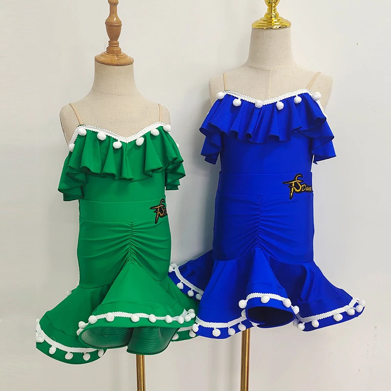 New Girls Clothes Latin Dance Costumes Dress Strap Top Skirt Split Suit Chacha Dance Team Competition Performance Dress DN20468
New Girls Clothes Latin Dance Costumes Dress Strap Top Skirt Split Suit Chacha Dance Team Competition Performance Dress DN20468