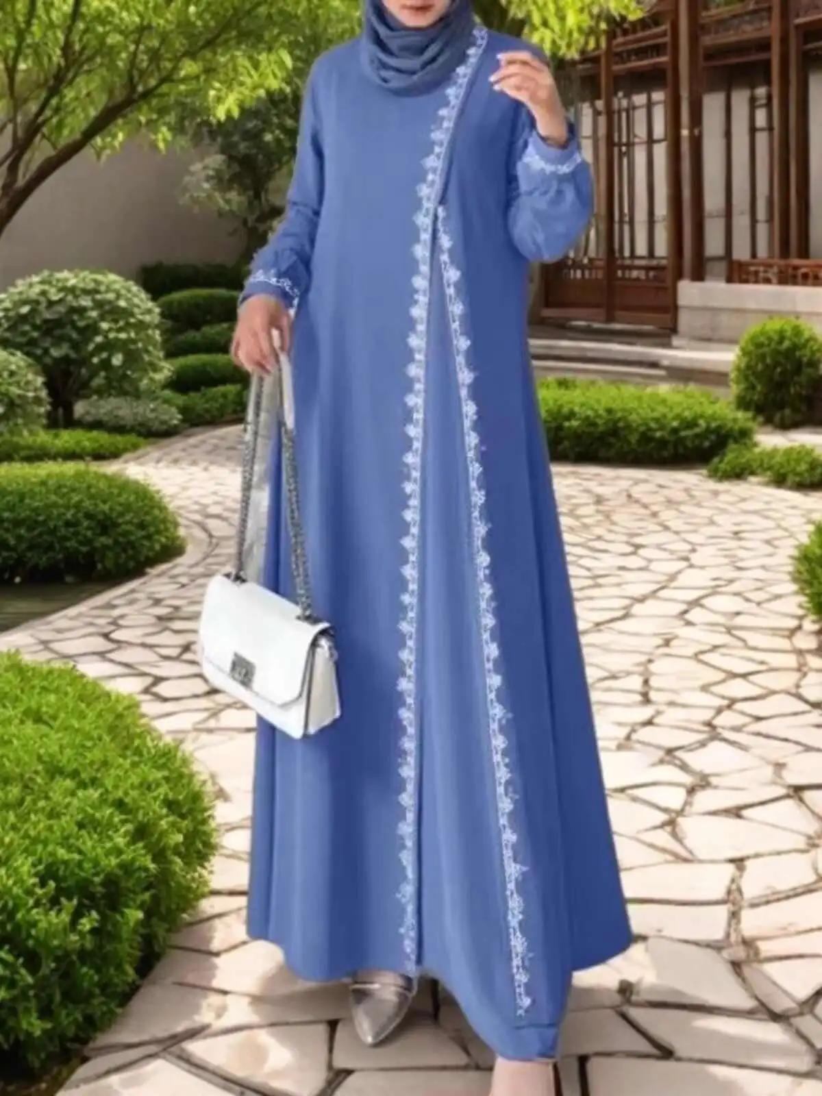 Dubai Saudi Arabia Clothing Robe Hui Women's Worship Clothing Fashion Large Dress Evening Dress
Dubai Saudi Arabia Clothing Robe Hui Women's Worship Clothing Fashion Large Dress Evening Dress