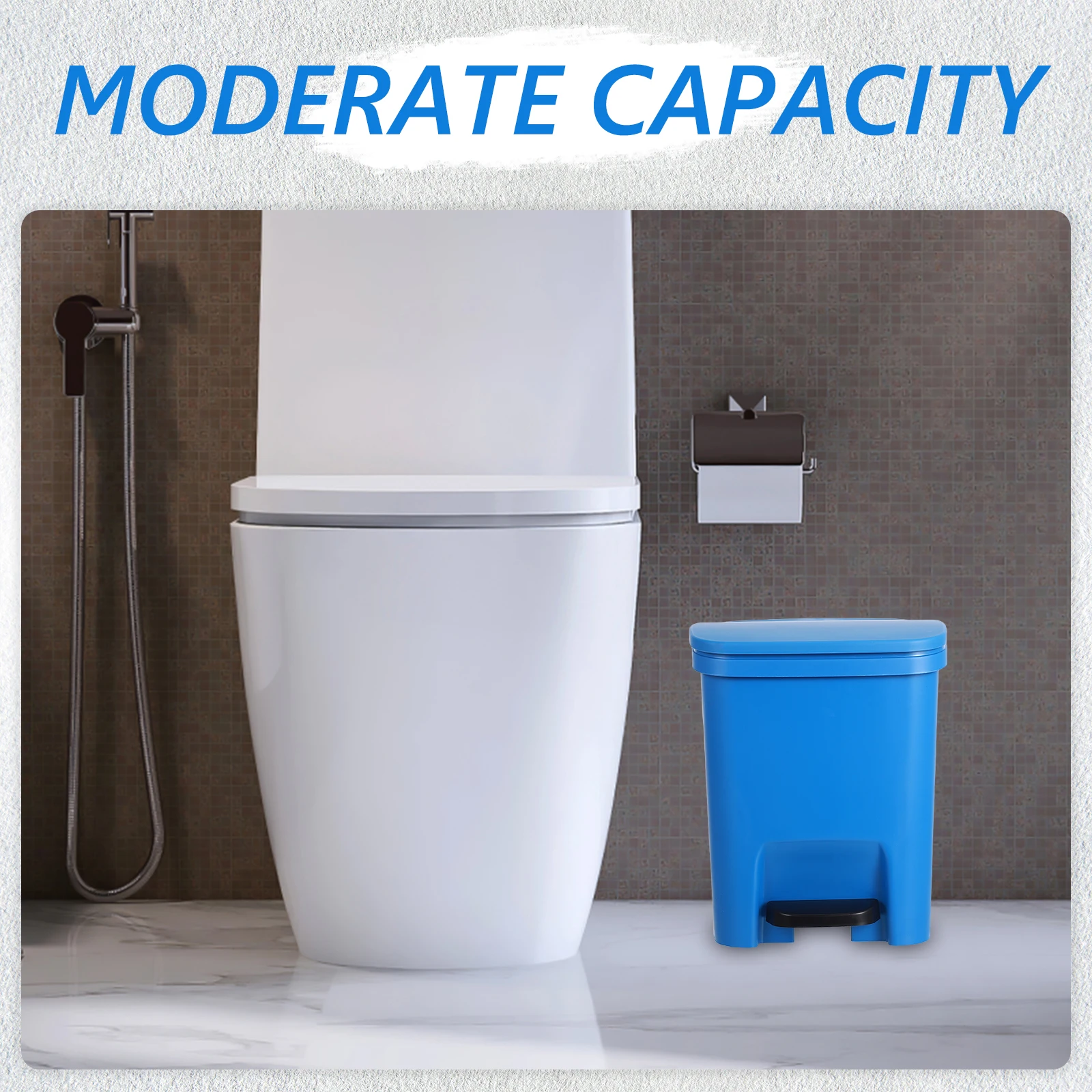 10L Foot Pedal Trash Can Flip Lid Bathroom Garbage Bin Bedroom Office Compost Waste Container Modern Plastic Dustbin Kitchen
10L Foot Pedal Trash Can Flip Lid Bathroom Garbage Bin Bedroom Office Compost Waste Container Modern Plastic Dustbin Kitchen