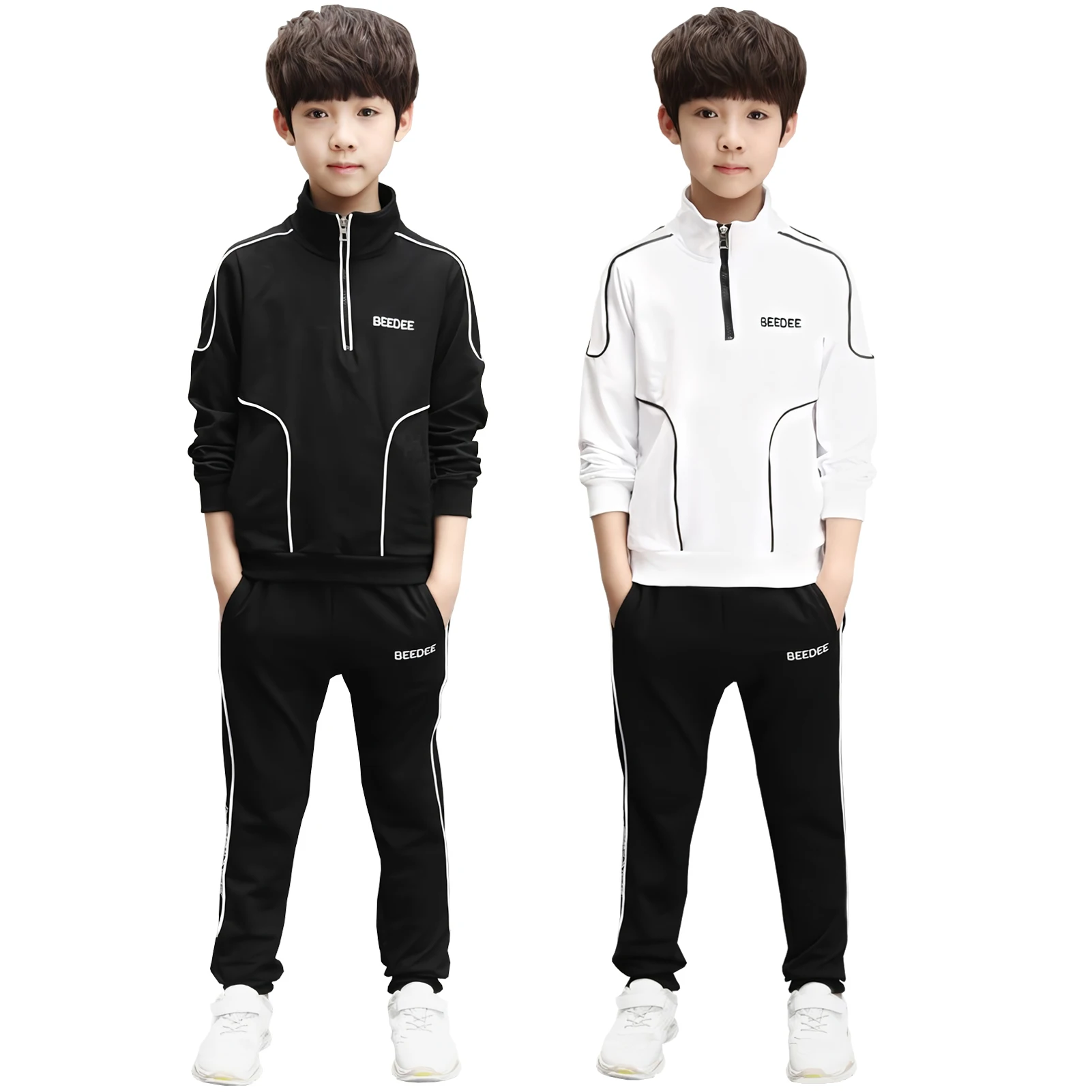 Boys' Tracksuits Pullover Long Sleeve Sweater Tops with Pants 2-Piece Casual Childrens' Sports Wear Spring/Autumn Jogging Suits
Boys' Tracksuits Pullover Long Sleeve Sweater Tops with Pants 2-Piece Casual Childrens' Sports Wear Spring/Autumn Jogging Suits
