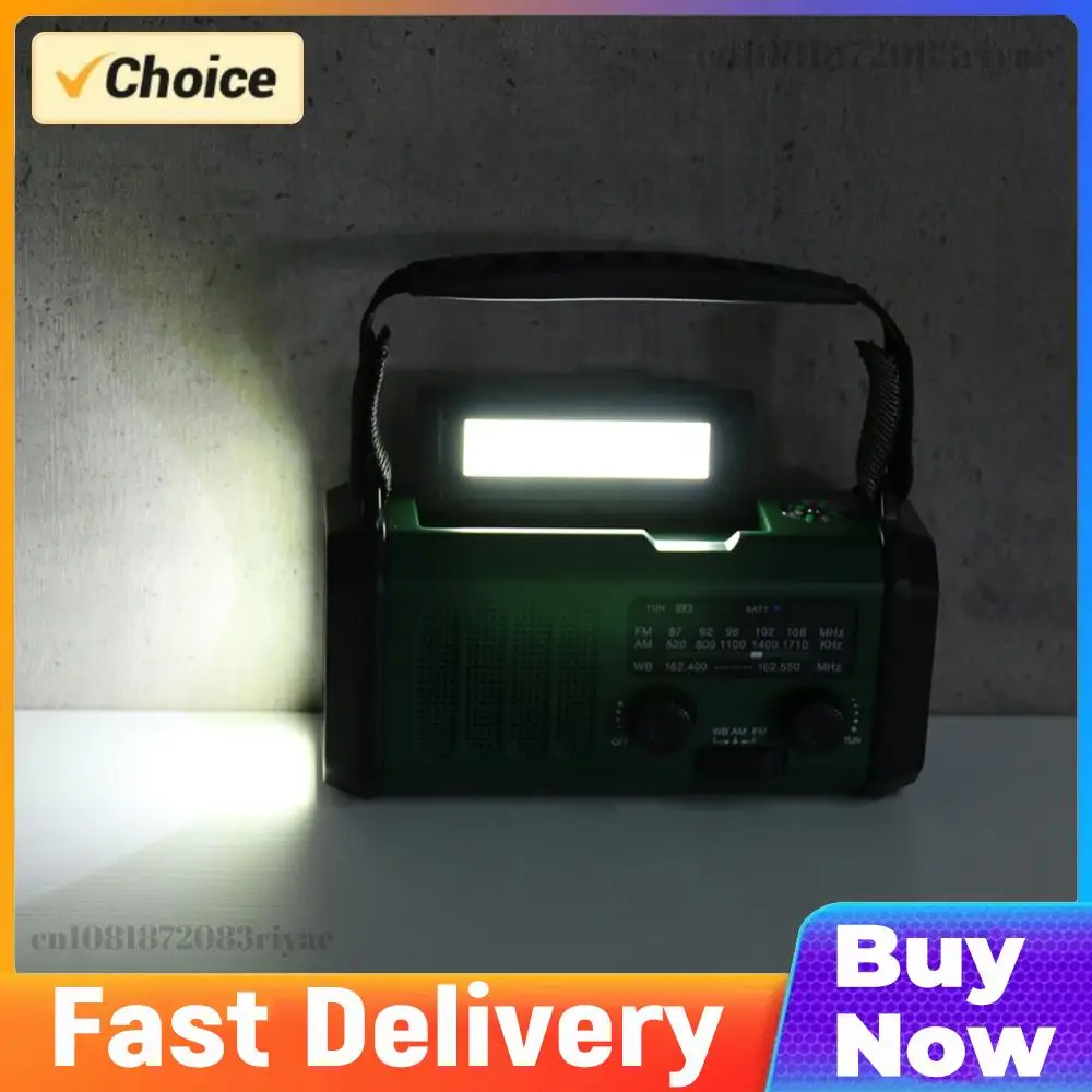 LED Emergency Weather Radio Flashlight Reading Lamp 10000mAh Solar Radio Charger Type-C Charging Solar Emergency Radio SOS Alarm
LED Emergency Weather Radio Flashlight Reading Lamp 10000mAh Solar Radio Charger Type-C Charging Solar Emergency Radio SOS Alarm