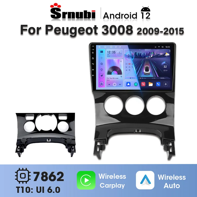 Srnubi Android 12 Wireless Carplay Auto for Peugeot 3008 2009 - 2015 2 Din Car Radio Multimedia Player Head Unit GPS DVD
Srnubi Android 12 Wireless Carplay Auto for Peugeot 3008 2009 - 2015 2 Din Car Radio Multimedia Player Head Unit GPS DVD