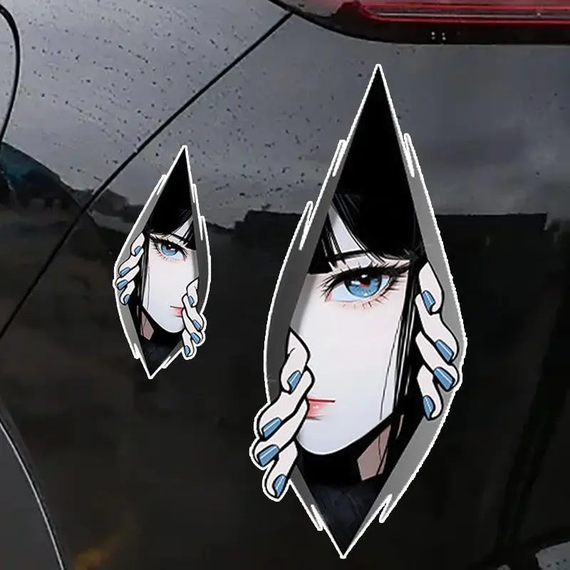 Blue-Eyed Peeking Girl Car Sticker - Personalized Scratch Cover Decor for Body, Hide Scratches with Stylish Decal
Blue-Eyed Peeking Girl Car Sticker - Personalized Scratch Cover Decor for Body, Hide Scratches with Stylish Decal