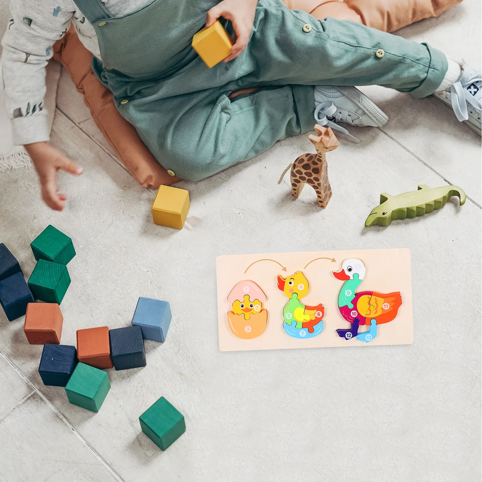 1Set Animals Growth Puzzle Educational Learning Aid Early Education Wooden Jigsaw Kindergarten Child Cognitive Development Game
1Set Animals Growth Puzzle Educational Learning Aid Early Education Wooden Jigsaw Kindergarten Child Cognitive Development Game