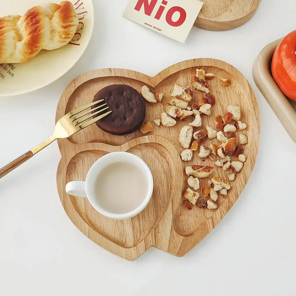 Wooden Heart-Shaped Storage Tray Divided Dried Fruit Plate Double Love Snack Tray Afternoon Tea Serving Plate
Wooden Heart-Shaped Storage Tray Divided Dried Fruit Plate Double Love Snack Tray Afternoon Tea Serving Plate