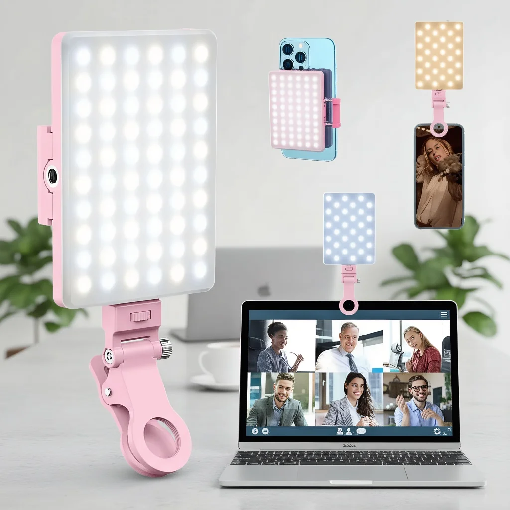 Bi-Color Selfie Light - 2000mAh Rechargeable Video Lamp for Laptop
Bi-Color Selfie Light - 2000mAh Rechargeable Video Lamp for Laptop